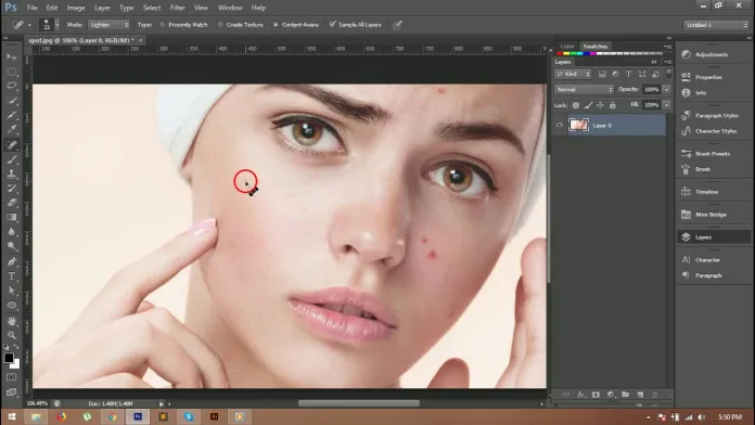 Công cụ Healing Brush Tool trong Photoshop: Khiến bức ảnh của bạn trở nên sinh động