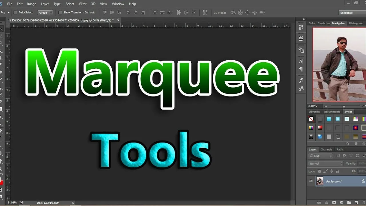 Vì sao Marqueee Tool trong Photoshop là công cụ quan trọng 1