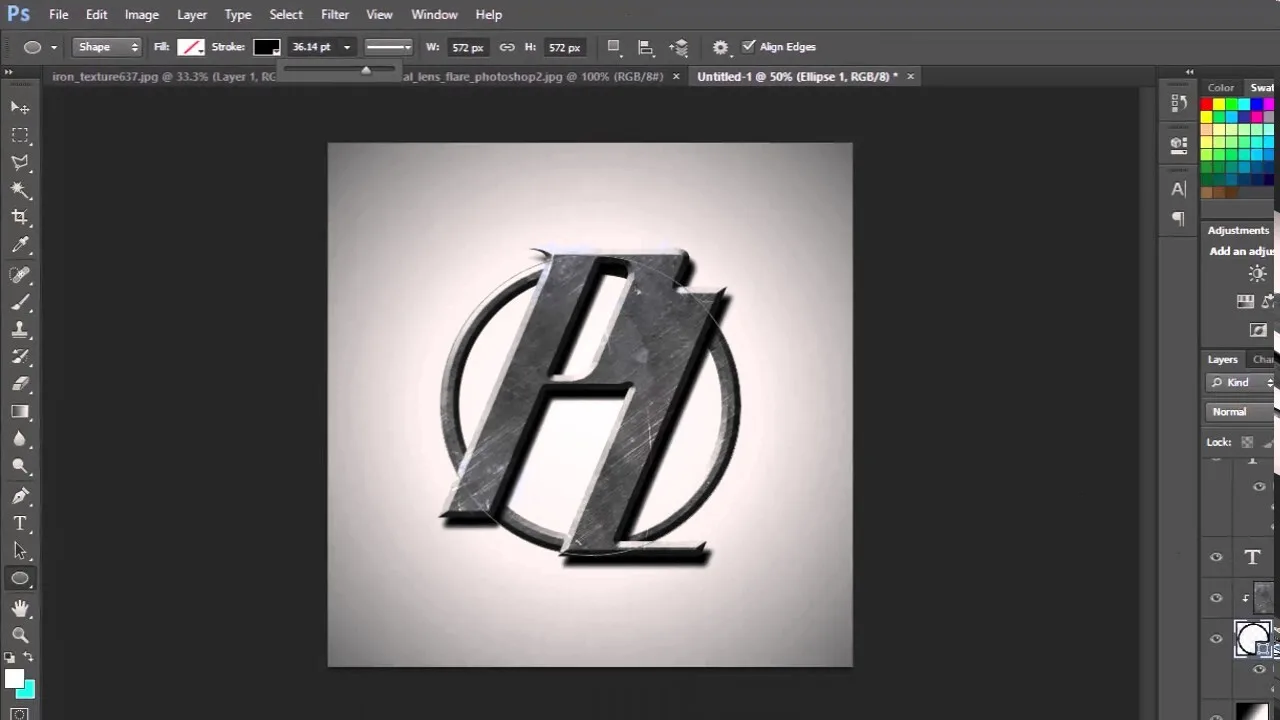 Những bước thiết kế logo đơn giản với Photoshop 4